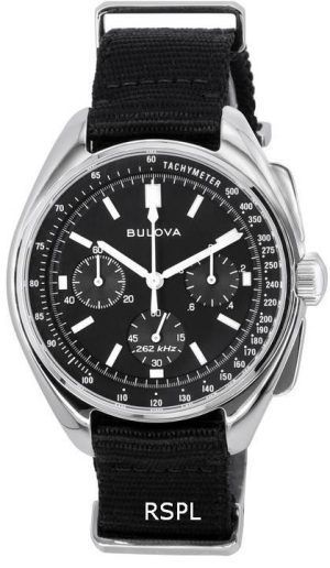 Bulova Lunar Pilot Special Edition Chronograph Black Dial Quartz 96A225 Miesten kello