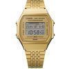 Casio Vintage Digital Smartphone Link Gold Tone ruostumattomasta teräksestä valmistettu kvartsi ABL-100WEG-9A Unisex kello