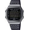 Casio Vintage Digital Smartphone Link ruostumattomasta teräksestä valmistettu kvartsi ABL-100WEGG-1B Unisex kello