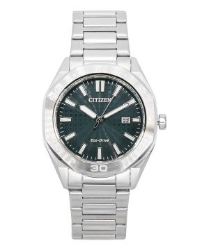 Citizen Eco-Drive ruostumattomasta teräksestä valmistettu vihreä kellotaulu BM7630-80X 100M miesten kello