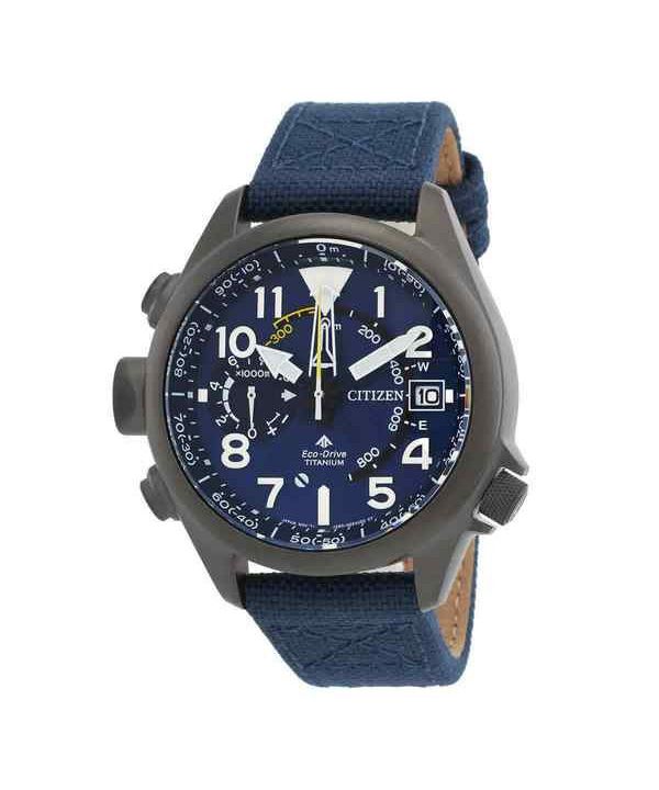 Citizen Promaster Altichron Super Titanium Blue Dial Eco-Drive Diver&#39,s BN4065-07L 200M miesten kello