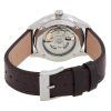 Hamilton Jazzmaster nahkaranneke, hopea avoin sydänkellotaulu, automaattinen H32675551 miesten kello