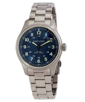 Hamilton Khaki Field Titanium Blue kellotaulu automaattinen H70545140 100M miesten kello