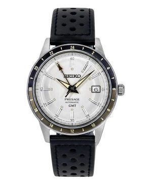 Seiko Presage Style60:n GMT Calf nahkaranneke harmaa kellotaulu SSK011J1 miesten kello