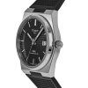 Tissot T-Classic PRX Powermatic 80 kumihihna, musta kellotaulu, automaattinen T137.407.17.051.00 100M miesten kello