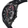 Victorinox Swiss Army Fieldforce Sport Chronograph Kumihihna Musta Kellotaulu Quartz 241889 100M Miesten kello