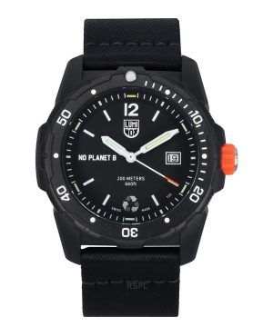 Luminox Bear Grylls Survival ECO NO PLANET B Kierrätysmuovihihna Kvartsi Diver&#39,s XB.3722.ECO 200M miesten kello