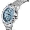 Zeppelin 100 Jahre Ed 1 Chronograph Ice Blue Kellotaulu Quartz 8670M4 Miesten kello