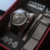 AVI-8 Hawker Hurricane Classic Chronograph Carbon Fiber Black Kellotaulu Quartz AV-4011-0W Miesten kello lisähihnalla