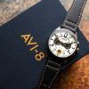 AVI-8 Spitfire Lock Chronograph Imperial War Museums Edition Bethlem White Dial Quartz AV-4089-0B Miesten kello