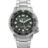 Citizen Promaster Dive Eco-Drive ruostumattomasta teräksestä valmistettu harmaa kellotaulu Diver',s BN0167-50H 200M miesten k