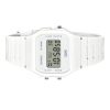 Casio Pop digitaalinen biopohjainen valkoinen hartsihihna kvartsi F-91WB-7A 100M Unisex kello