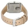 Seiko Analoginen nahkaranneke beige kellotaulu kvartsi SWR089P1 naisten kello