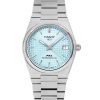 Tissot T-Classic PRX Powermatic 80 ruostumaton teräs, jääsininen kellotaulu, automaattinen T137.207.11.351.00 100M naisten kello