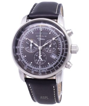 Kunnostettu Zeppelin 100 vuotta ED.1 Chronograph Black Kellotaulu Saksassa valmistettu kvartsi 76802 miesten kello