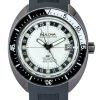 Bulova Oceanographer GMT PU -ranneke, valkoinen kellotaulu, automaattinen Devil Dive's 98B407 200M miesten kello