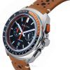 Bulova Racer Chronograph nahkaranneke musta kellotaulu kvartsi 98B427 100M miesten kello