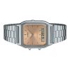 Casio Vintage analoginen digitaalinen valokuparinen kellotaulu Dual time Quartz AQ-230A-4AMQY Unisex kello