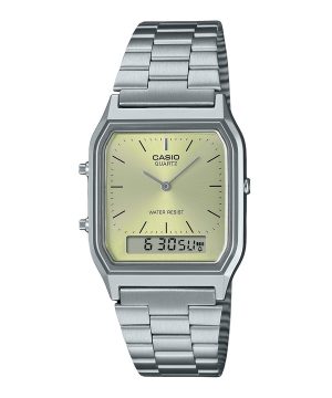 Casio Vintage analoginen digitaalinen kevyt samppanjakello Quartz AQ-230A-9AMQY Unisex kello