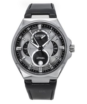 Citizen Attesa Moon Phase Super Titanium Grey Kellotaulu Eco-Drive BU0060-09H 100M Miesten kello