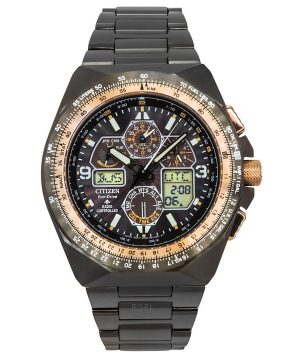 Citizen Promaster Skyhawk AT Anniversary Limited Edition musta kellotaulu Eco-Drive JY8146-54E 200M miesten kello