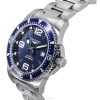 Longines Hydroconquest ruostumaton teräs Sunray Blue kellotaulu automaattinen sukeltaja L3.781.4.96.6 300M miesten kello