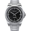 Longines Conquest ruostumaton teräs Sunray musta kellotaulu automaattinen L3.830.4.52.6 100M miesten kello