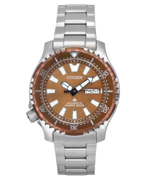 Citizen Promaster Marine Limited Edition kupari kellotaulu automaattinen sukeltaja NY0164-65X 200M miesten kello lisähihnalla