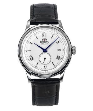 Orient Classic Bambino Versio 2 Small Seconds Musta nahkahihna hopea kellotaulu automaattinen RA-AP0104S miesten kello