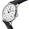 Orient Classic Bambino Versio 2 Small Seconds Musta nahkahihna hopea kellotaulu automaattinen RA-AP0104S miesten kello