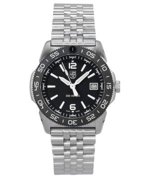 Luminox Pacific Diver Ripple ruostumaton teräs musta kellotaulu kvartsi XS.3122M.1 200M miesten kello