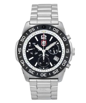 Luminox Pacific Diver Chronograph ruostumaton teräs musta kellotaulu kvartsi XS.3141.M 200M miesten kello