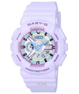 Casio Baby-G Analoginen digitaalinen pastelli ja metallinen kvartsi BA-110XPM-6A BA110XPM-6 100M naisten kello