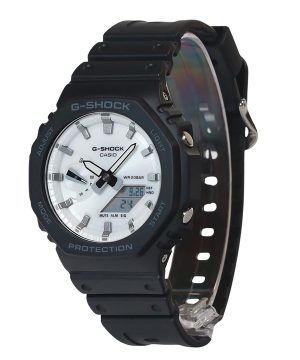 Casio G-Shock analoginen digitaalinen biopohjainen hartsihihna valkoinen kellotaulu kvartsi GA-2100WD-1A 200M miesten kello