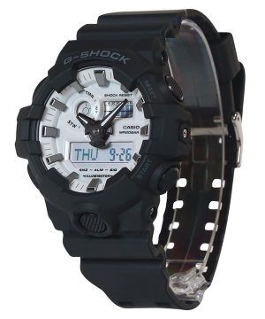 Casio G-Shock analoginen digitaalinen hartsihihna valkoinen kellotaulu kvartsi GA-700WD-1A 200M miesten kello