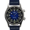 Longines Legend Diver nahkaranneke sininen kellotaulu automaattinen L3.774.4.90.2 300M miesten kello