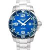 Longines HydroConquest Sunray Blue Super-LumiNova-kellonäytön automaattisella sukeltajalla L3.782.4.96.6 300M miesten kello