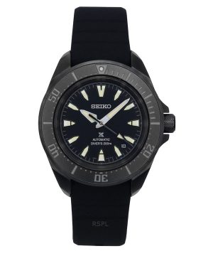 Seiko Prospex Sea Samurai Shog-urai silikonihihna musta kellotaulu automaattinen sukeltaja SRPL15K1 200M miesten kello