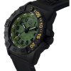 Luminox Navy SEAL Foundation -kumihihna vihreä kellotaulu Kvartsi Diver',s XS.3517.NSF.SET 200M miesten kello lisähihnalla