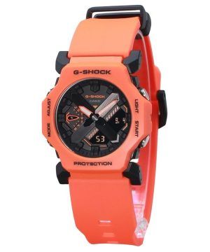 Casio G-Shock analoginen digitaalinen biopohjainen oranssi hartsihihna musta kellotaulu Quartz GA-2300FL-4A 200M miesten kello