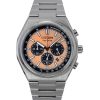 Citizen Zenshin Chronograph Super Titanium Salmon Dial Eco-Drive CA4610-85Z 100M miesten kello