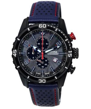 Festina Sport Chronograph Sport musta kellotaulu kvartsi F20519-3 F205193 100M miesten kello