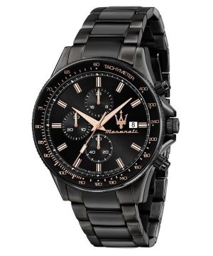 Maserati Sfida Chronograph Black Dial Quartz R8873640011 100M miesten kello