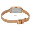 Skagen Hagen Micro Rose Gold Sävy ruostumaton teräs valkoinen kellotaulu kvartsi SKW3148 naisten kello