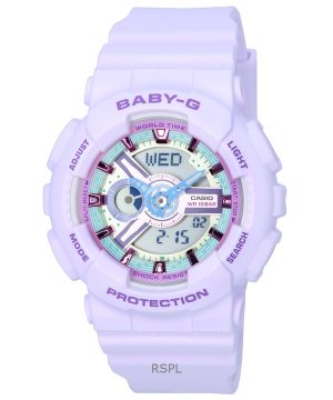 Kunnostettu Casio Baby-G analoginen digitaalinen pastelli ja metKaikkiinen kvartsi BA-110XPM-6A 100M naisten kello